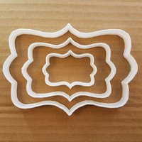 Plaque Spiegel Rahmen Panel Platte Form Cookie Cutter Teig Keks Gebäck Schablone Name Preis Plaque Spiegel Rahmen Panel Platte Form Cookie Cutter Teig Keks Gebäck Schablone Name Preis von CutterCraftUK