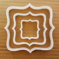 Plaque Tablet Brosche Form Cookie Cutter Teig Keks Gebäck Schablone Scharfe Name Platte Preis Spiegelrahmen von CutterCraftUK