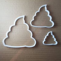 Poo Emoji Text Lächeln Form Cookie Cutter Lustige Plätzchenteig Schablone Gebäck Fondant Scharfe Glücklich von CutterCraftUK