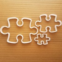 Puzzle-Stück Puzzle Spiel Form Cookie Cutter Teig Keks Gebäck Fondant Scharfe Schablone Stichsäge von CutterCraftUK
