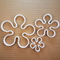 Retro Flower-Power Groove Form Cookie Cutter Teig Keks Gebäck Fondant Scharfe Schablone Pflanze von CutterCraftUK