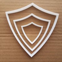 Schild Arme Schlacht Plaque Form Cookie Cutter Teig Keks Gebäck Fondant Scharfe Schablone Rüstung Mittelalter von CutterCraftUK