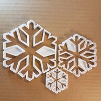 Schneeflocke Weihnachten Xmas Form Cookie Cutter Teig Keks Gebäck Fondant Scharfe Schablone Flake Frost Eis Und Schnee von CutterCraftUK