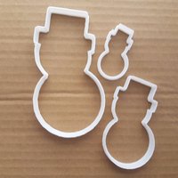 Schneemann Schmücken Xmas Form Cookie Cutter Teig Keks Gebäck Fondant Scharfe Schablone Weihnachten Schnee Mann Winter von CutterCraftUK