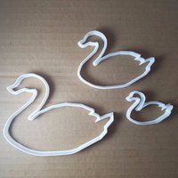 Schwan Ente Vogel Gans Form Cookie Cutter Tier Keks Gebäck Fondant Scharfe Gänse Schablone Ostern von CutterCraftUK