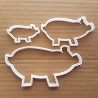 Schwein Wildschwein Warzenschwein Bauernhof Form Cookie Cutter Teig Keks Gebäck Fondant Scharfe Schablone Tier Ferkel von CutterCraftUK