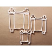 Scroll Text Vertrag Geschichte Form Cookie Cutter Teig Keks Gebäck Fondant Stempel Schablone Scharfe Pergamentkarte von CutterCraftUK