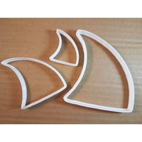 Shark Fin Tier Welle Form Cookie Cutter Teig Keks Gebäck Fondant Scharf Strand Schablone Am Meer Ozean von CutterCraftUK