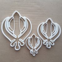 Sikh Khanda Symbol Glauben Form Cookie Cutter Teig Gebäck Keks Fondant Scharfe Schablone Sikhismus Religion Religiöse Sikh Khanda Symbol Glauben Form Cookie Cutter Teig Gebäck Keks Fondant Scharfe Schablone Sikhismus Religion Religiöse von CutterCraftUK
