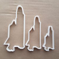 Space Shuttle Rakete Form Cookie Cutter Teig Keks Gebäck Fondant Scharfe Schablone Jet Galaxy-Ufo-Träger von CutterCraftUK