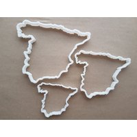 Spanien Karte Land Spanisch Form Cookie Cutter Teig Keks Gebäck Fondant Scharfe Atlas Umriss Schablone Spanien Karte Land Spanisch Form Cookie Cutter Teig Keks Gebäck Fondant Scharfe Atlas Umriss Schablone von CutterCraftUK