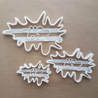 Splat Splash Tinte Spill Form Cookie Cutter Teig Keks Gebäck Fondant Scharfe Schablone Flüssigkeit Splat Splash Tinte Spill Form Cookie Cutter Teig Keks Gebäck Fondant Scharfe Schablone Flüssigkeit von CutterCraftUK
