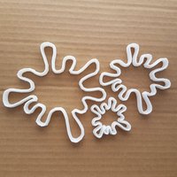 Spritzer Splat Paint Art Form Cookie Cutter Teig Keks Gebäck Fondant Scharfe Schablone Flüssigen Umriss Spritzer Splat Paint Art Form Cookie Cutter Teig Keks Gebäck Fondant Scharfe Schablone Flüssigen Umriss von CutterCraftUK