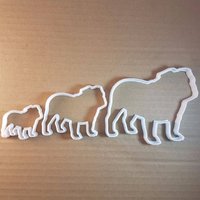 Staffy Terrier Hund Haustier Form Cookie Cutter Teig Keks Gebäck Fondant Scharfe Schablone Staffordshire Englisch Stier Doggy Welpen Tier Säugetier von CutterCraftUK