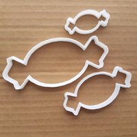 Süßes Essen Geburtstag Form Cookie Cutter Teig Keks Gebäck Fondant Scharfe Schablone Candy Wrapper von CutterCraftUK
