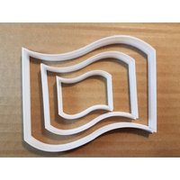 Symbol Grafik Zeichen Form Cookie Cutter Teig Keks Gebäck Fondant Scharfe Schablone Land National Flagge von CutterCraftUK