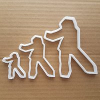 Tänzerin Cookie Cutter Teig Keks Gebäck Form Disko Silhouette Tanz Tanzen Figur Schablone Scharfe Grooviger Musik von CutterCraftUK