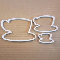 Teetasse Tasse Kaffee Tee Frühstück Form Cookie Cutter Teig Keks Gebäck Schablone Cup Scharfe Getränk von CutterCraftUK