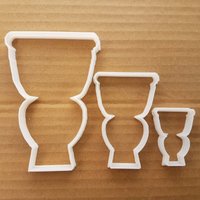 Toilette Wc Klo W/C-Form Cookie Cutter Teig Keks Gebäck Fondant Scharfe Schablone Garderobe Bad Haus Erwärmung von CutterCraftUK