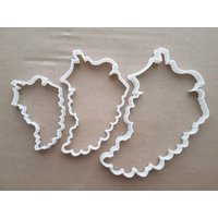 Trauben Haufen Obst Essen Form Cookie Cutter Teig Keks Gebäck Fondant Scharfe Schablone Pflanze von CutterCraftUK