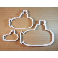 U-Boot Sub Sea Travel Form Cookie Cutter Teig Keks Gebäck Fondant Scharfe Schablone Fahrzeug Marine Meer Ozean Strand von CutterCraftUK