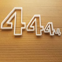 Vier Zahlen 4 Ziffern Form Keksschneider Teig Keks Gebäck Fondant Scharfe Schablone Geburtstag Alter Vier Zahlen 4 Ziffern Form Keksschneider Teig Keks Gebäck Fondant Scharfe Schablone Geburtstag Alter von CutterCraftUK