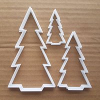 Weihnachtsbaum Farn Pflanze Form Cookie Cutter Teig Keks Gebäck Fondant Scharfen Weihnachten Schablone Winter von CutterCraftUK