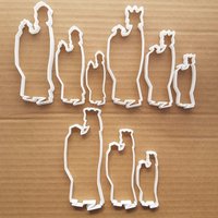 Weisen Krippe Weihnachten Form Cookie Cutter Teig Keks Gebäck Fondant Scharfe Schablone Drei Heilige von CutterCraftUK