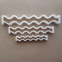Wellenlinie Zick Zack Welligkeit Form Cookie Cutter Teig Keks Gebäck Fondant Scharfe Schablone Wellen Kurven Kurvige Wellenlinie Zick Zack Welligkeit Form Cookie Cutter Teig Keks Gebäck Fondant Scharfe Schablone Wellen Kurven Kurvige von CutterCraftUK