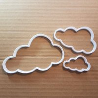 Wolke Himmel Wetter Form Cookie Cutter Teig Keks Gebäck Fondant Scharfe Schablone Wolken Regen Winter von CutterCraftUK