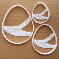 Zerbrochene Osterei Schokolade Jagd Form Cookie Cutter Teig Keks Gebäck Fondant Scharfe Schablone Behandeln Essen Zerbrochene Osterei Schokolade Jagd Form Cookie Cutter Teig Keks Gebäck Fondant Scharfe Schablone Behandeln Essen von CutterCraftUK