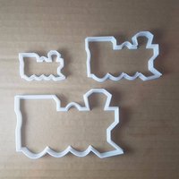 Zug Dampf Rail Track Form Cookie Cutter Fahrzeug Keks Gebäck Fondant Scharfen Teig Schablone Eisenbahn von CutterCraftUK