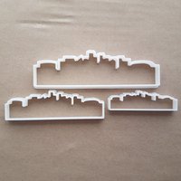 stadt Skyline Shanghai Form Cookie Cutter Teig Keks Gebäck Fondant Scharfe Schablone China Horizont Himmel Gebäude Silhouette stadt Skyline Shanghai Form Cookie Cutter Teig Keks Gebäck Fondant Scharfe Schablone China Horizont Himmel Gebäude Silhouette von CutterCraftUK