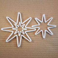 stern-Form Cookie Cutter Teig Keks Gebäck Xmas Weihnachten Himmel Nacht Norden Schablone Scharfe von CutterCraftUK