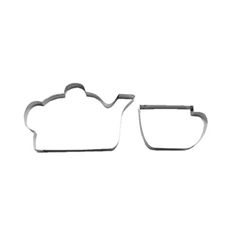 Cuttersweet 1 Keks - Ausstecher Teekanne | Kaffeekanne | Tasse | Kännchen von Cuttersweet
