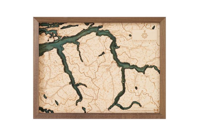 Cutting Brothers Holzbild Geiranger Fjord 40.5 x 30.5, Geiranger Fjord 40.5 x 30.5 Cutting Brothers Holzbild Geiranger Fjord 40.5 x 30.5, Geiranger Fjord 40.5 x 30.5 von Cutting Brothers