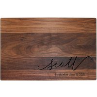 Personalisiertes Schneidebrett , Hochzeitsgeschenk - Geschenke Für Sie Handgemachtes von CuttingBoardCafe