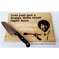 20x30cm Happy Lecker Schneidebretter/Servierplatte Küchenbrett, Maler, Künstler, Geschenk Für Retro von CuttingBoredom