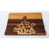 Davey Jones Locker Schneidebrett, Tolles Geschenkidee, Ozean, Pirat, Kraken, Fabelwesen, Inlay Schneidebrett Davey Jones Locker Schneidebrett, Tolles Geschenkidee, Ozean, Pirat, Kraken, Fabelwesen, Inlay Schneidebrett von CuttingBoredom