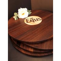 Schallplatte Schneidebrett. Eatles Schneidebrett.schneidebrett Art.high Quality Schneidebrett.holz Servierplatte.holz Käsetablett.vorspeisentablett von CuttingBoredom