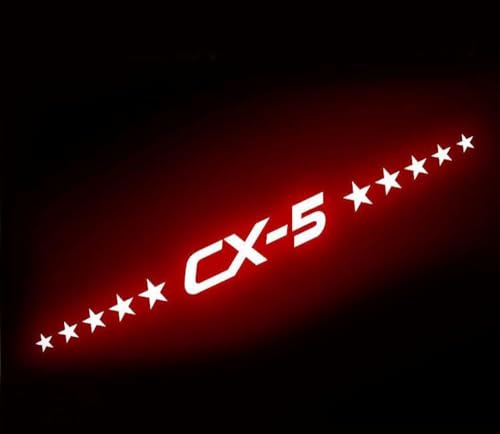 Auto Bremslicht Aufkleber für Mazda CX-4 CX-5, Kohlefaser Kofferraum-RüCklicht Aufkleber Bremslicht-Aufkleber Styling-ZubehöR von CutuLi