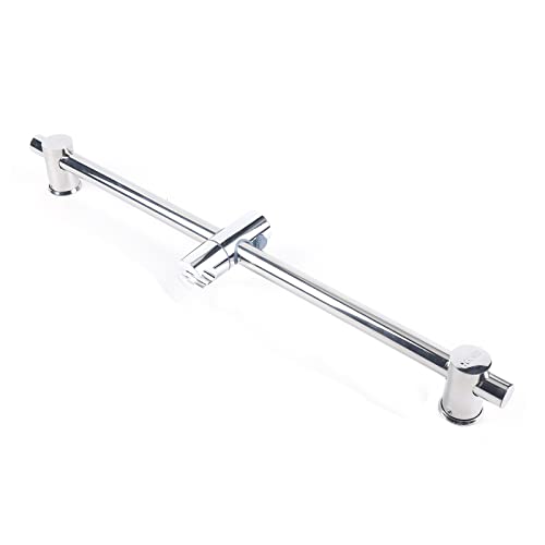304 Edelstahl Duschstange 66cm, rostfrei - Brausestange Nicht perforierte Duschstange mit verstellbar duschhalterung Metall Brausestange mit Brausehalter Bad Dusch Brausestange Round von Cutycaty
