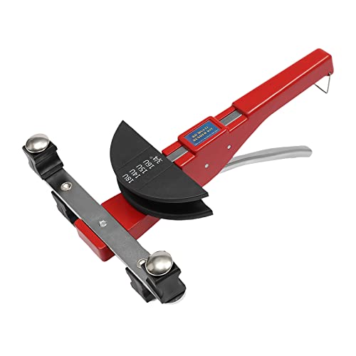 Rohrbiegemaschine Manueller Rohrbieger mit Biege-Satz 6~22mm (1/4 '' - 7/8 '') 0-90° Biegebereich,Handbiegegerät Rohrbiegegerät mit Rohrschneider und Entgrater für Alu-, Kupfer- und Kunststoffrohre von Cutycaty