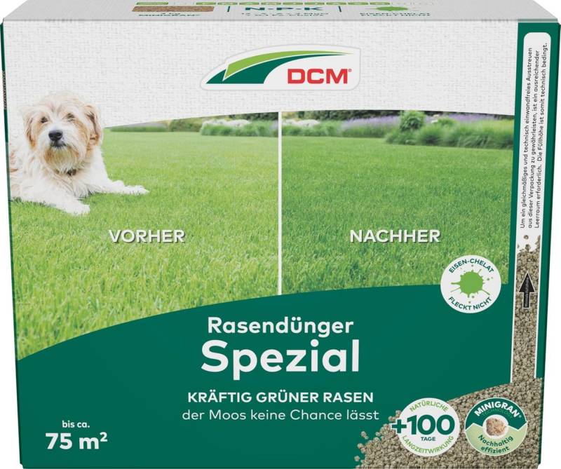 Cuxin DCM Rasendünger DCM Rasendünger Spezial - Langzeit Rasendünger - 9 KG für 225 qm von Cuxin DCM