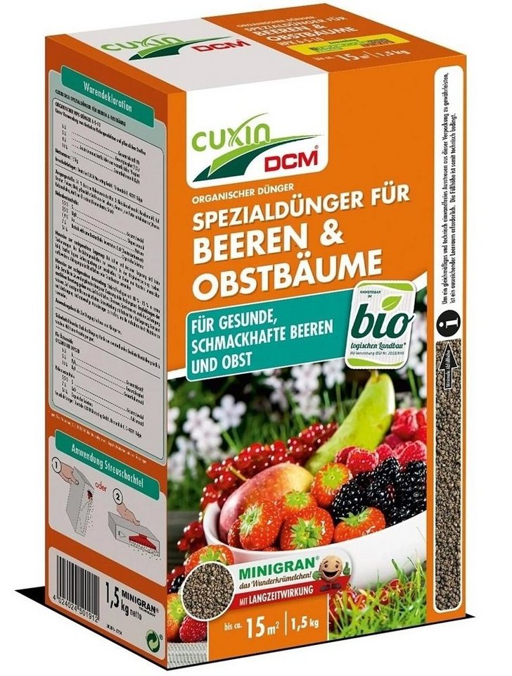 Cuxin DCM Spezialdünger Cuxin DCM Spezialdünger Beeren 1,5 kg organischer Dünger von Cuxin DCM