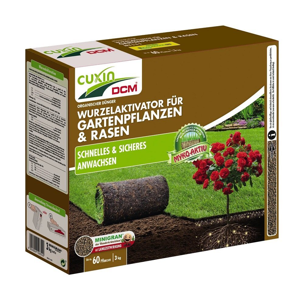 Cuxin DCM Spezialdünger Cuxin DCM Wurzelaktivator Gartenpflanzen & Rasen Anwachshilfe 3 kg von Cuxin DCM