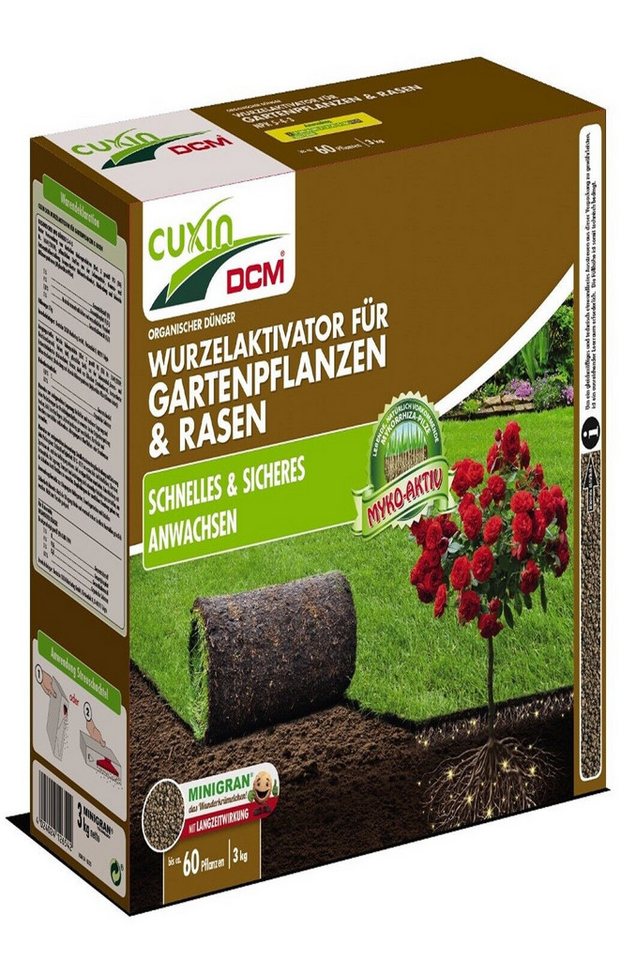 Cuxin DCM Spezialdünger Cuxin DCM Wurzelaktivator Gartenpflanzen & Rasen Anwachshilfe 3 kg von Cuxin DCM