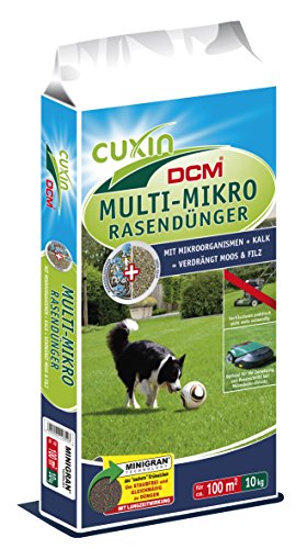 CUXIN DCM MULTI-MIKRO Rasendünger 10 kg Früjahrsdünger Rasenstarterdünger organisch von Cuxin