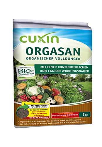 CUXIN DCM ORAGASAN UNIVERSALDÜNGER - Mit MINIGRAN® TECHNOLOGY - Universaldünger - Bio Dünger - Langzeitdünger - organischer NPK-Dünger - 2,5KG von Cuxin