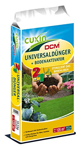 Cuxin Bio Universaldünger 1,5-12 Kg ● für alle Pflanzen ● Obst, Gemüse, Kübelpflanzen und Zierpflanzen (10,5 KG) von Cuxin